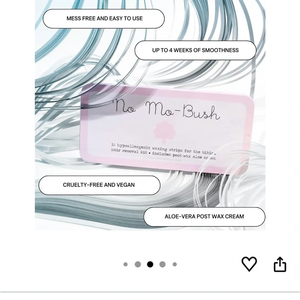 No Mo Bush Waxing Strips